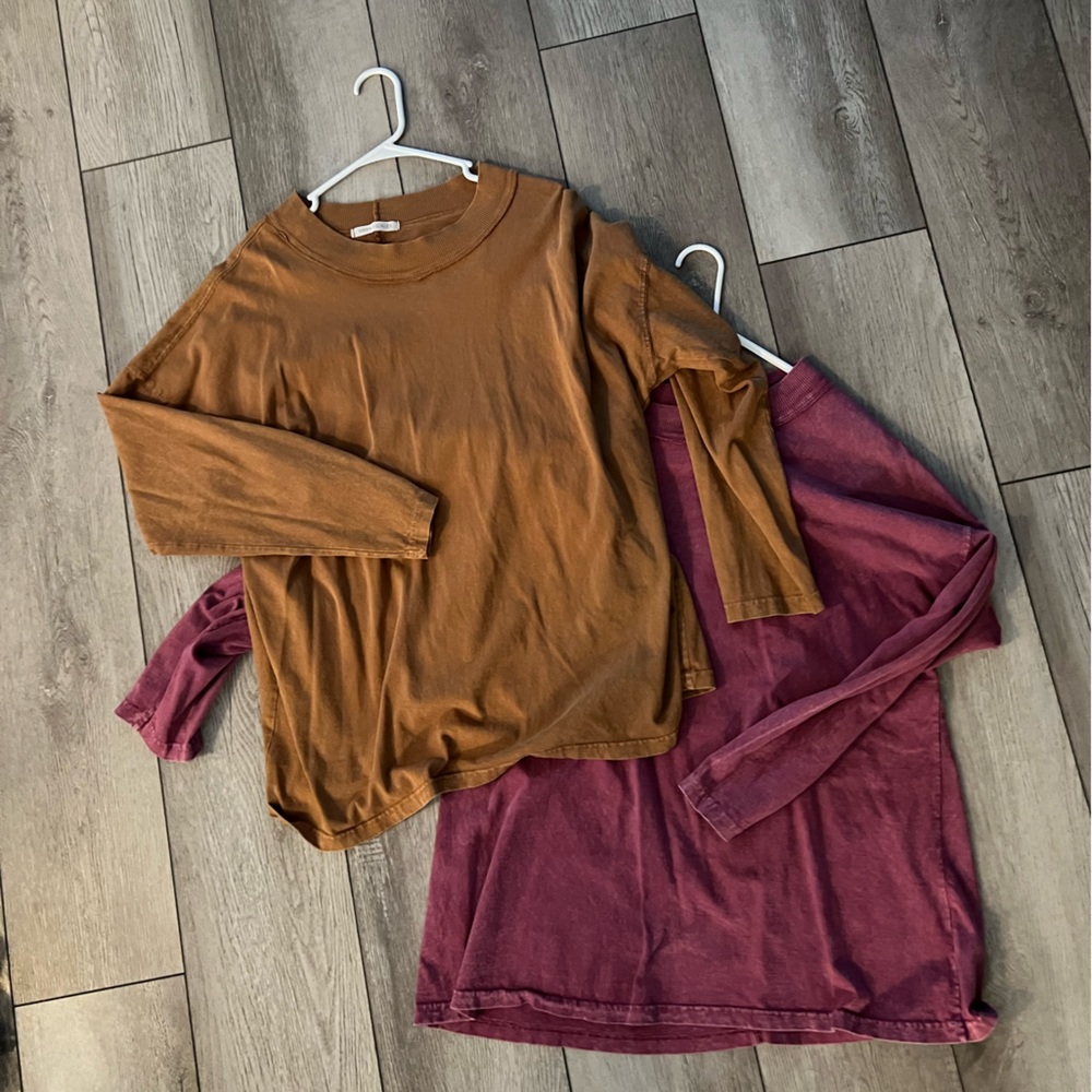 Basic Long Sleeve Tshirts Size Large Urban Daizy